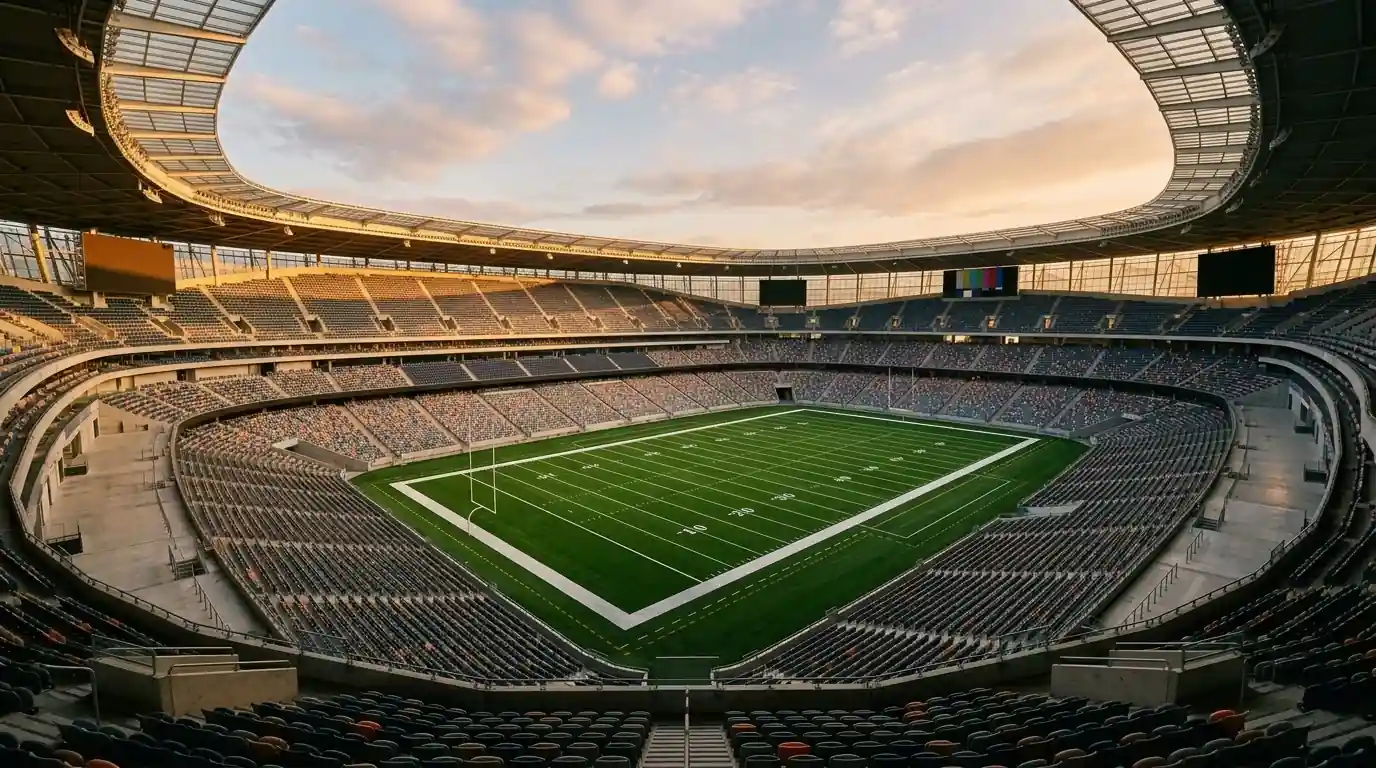 Vue d'ensemble du tableau des quarts de finale de la Coupe du Monde 2026 sur fond de pelouse