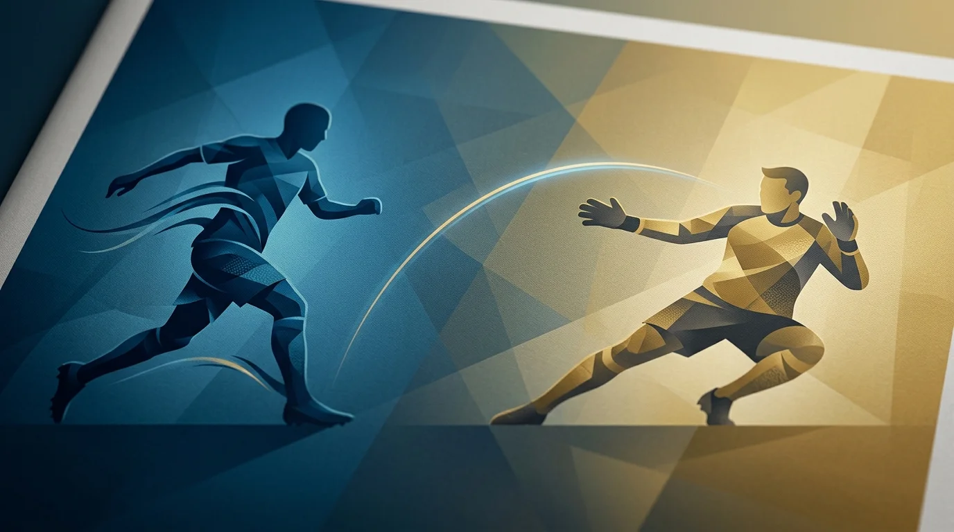 Comparaison visuelle Messi (8 buts) face à Kobel (16 arrêts)