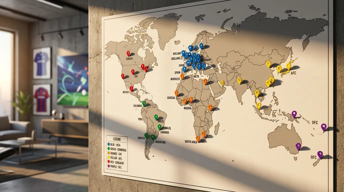 Répartition des 48 équipes par confédération pour le Mondial 2026