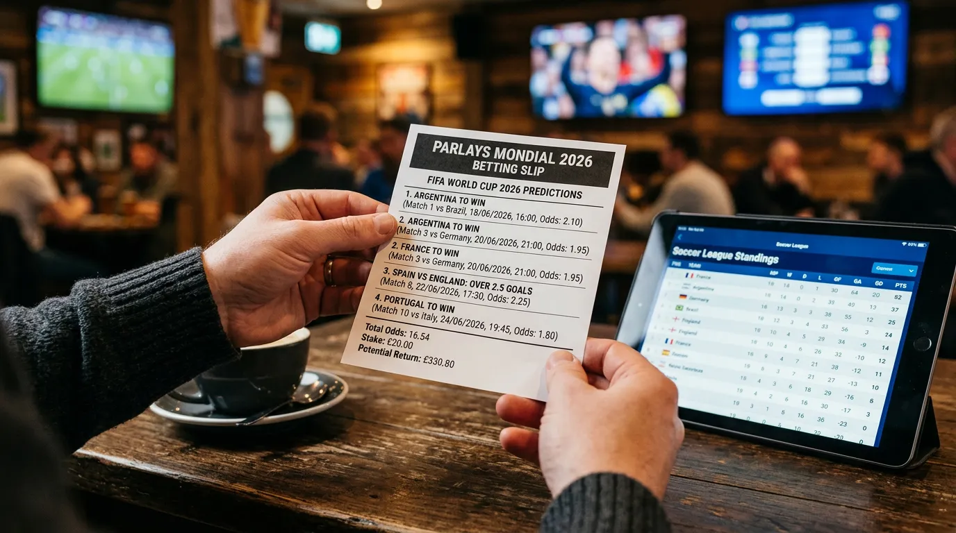 Guide des parlays et paris combines pour la Coupe du Monde 2026 avec exemples et calculs